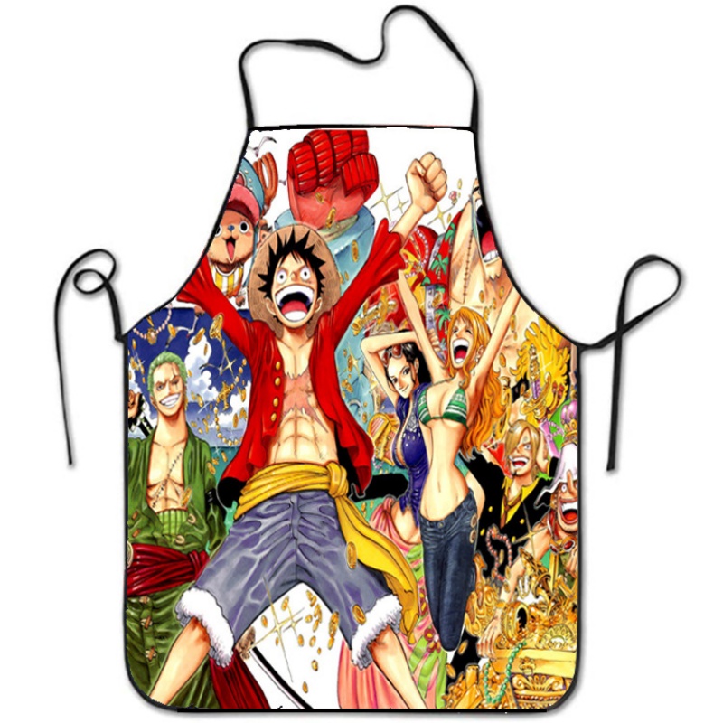 One Pieces Luffy Apron Printed - Kitchen Baking Items recension och pris