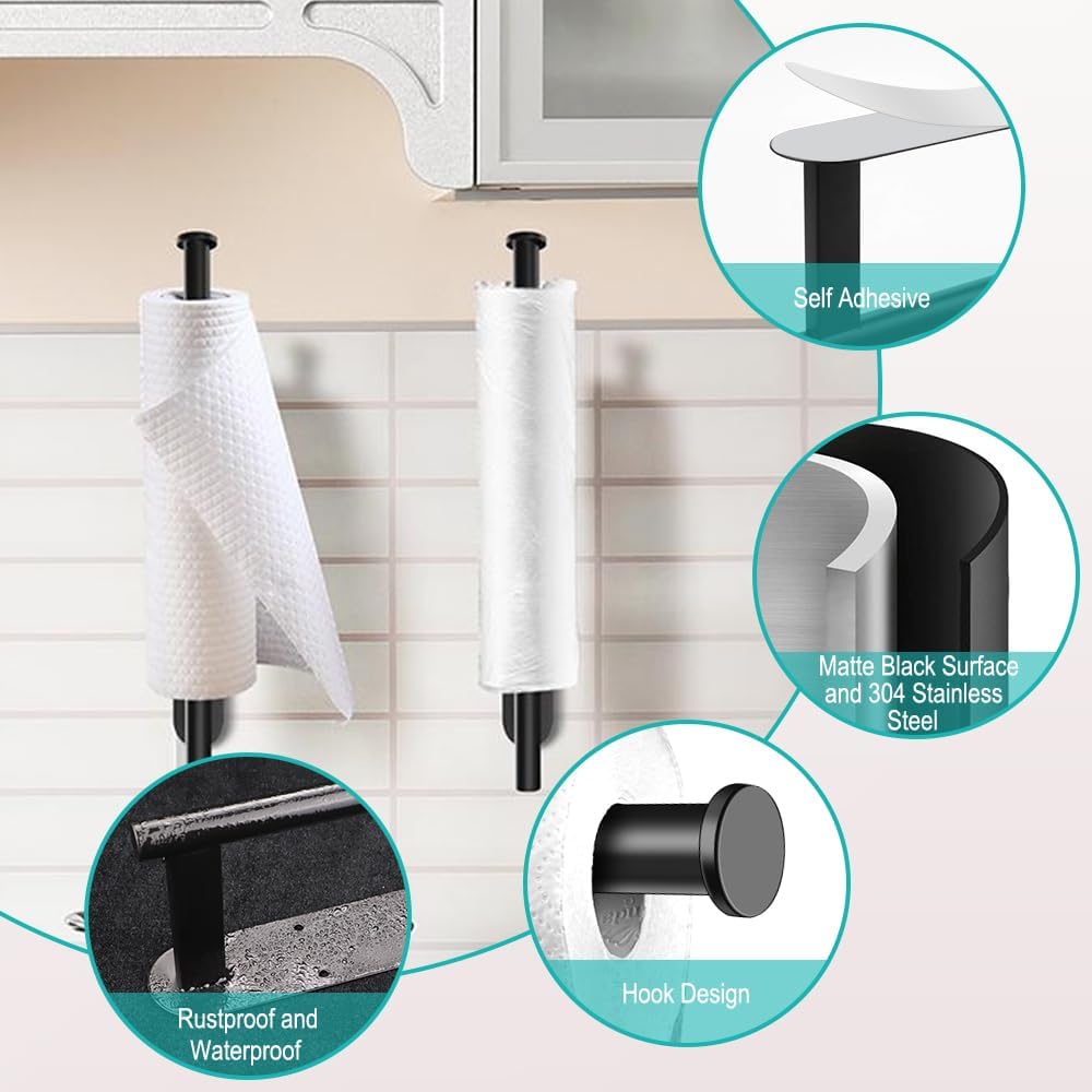 Self Adhesive Paper Towel Hold - Kitchen Baking Paper Holder recension och pris