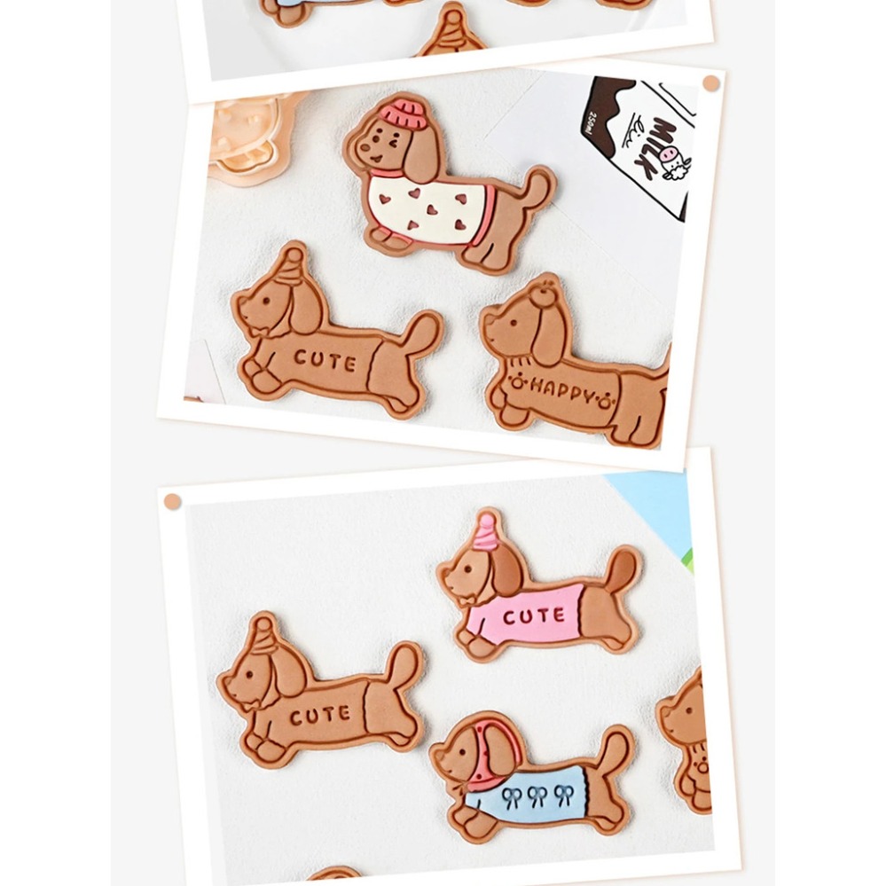 Cookie Mold Stamp Cartoon Saus - Kitchen Baking Items recension och pris
