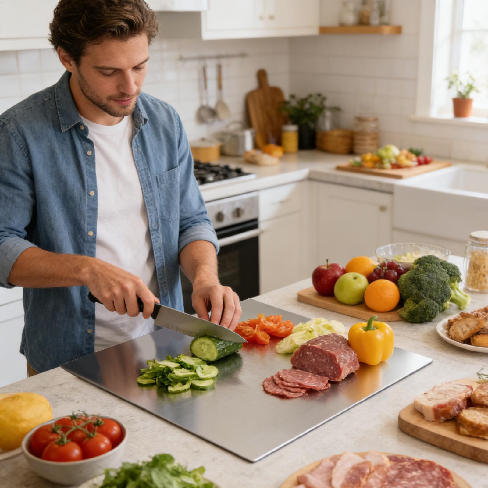 Stainless Steel Cutting Board  - Baking In Kitchen recension och pris