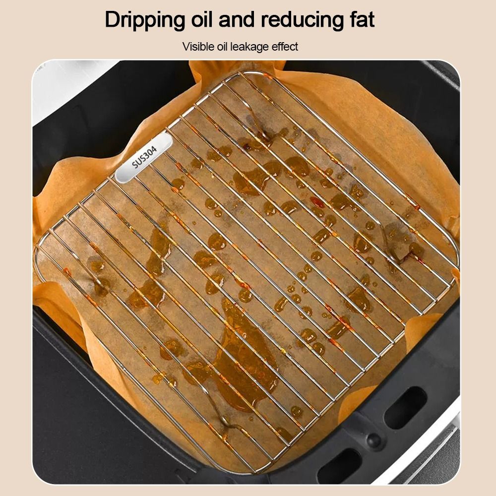 Portable Round Square Cooking  - Kitchen Baking Rack recension och pris