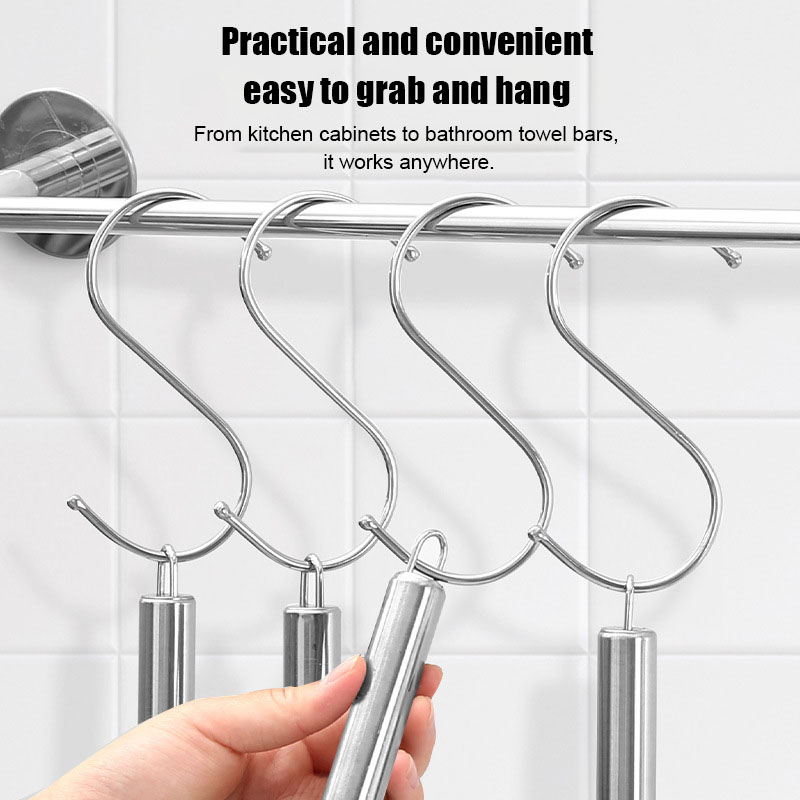 Stainless Steel S Hooks Bathro - Kitchen Baking Rack recension och pris