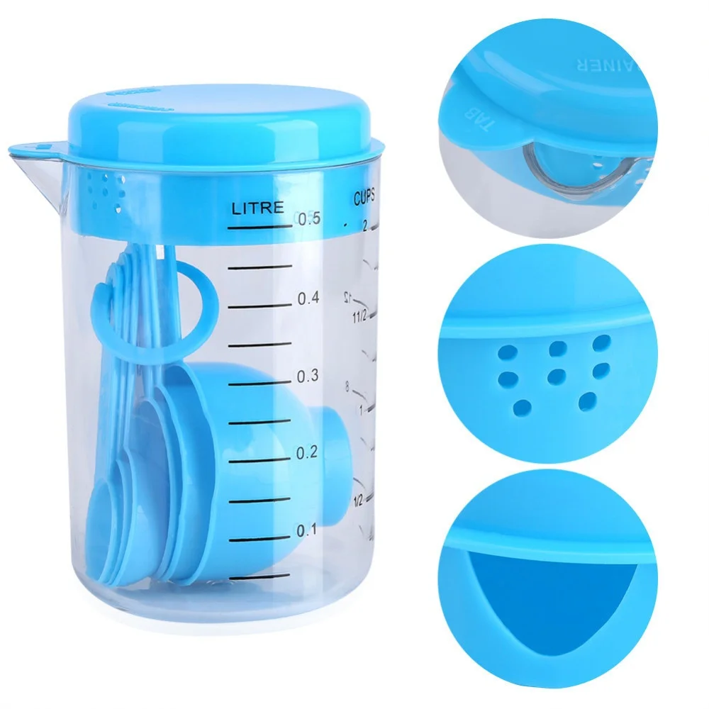 7 Pieces / Set Plastic Measuri - Kitchen Baking Utensils recension och pris