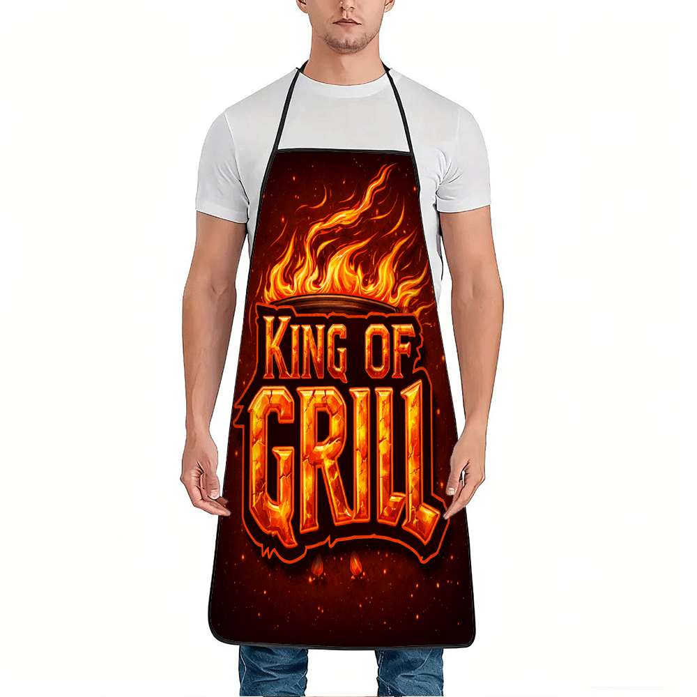 1 Piece of Bbq King Apron, Bbq - Kitchen Baking Gift Ideas recension och pris