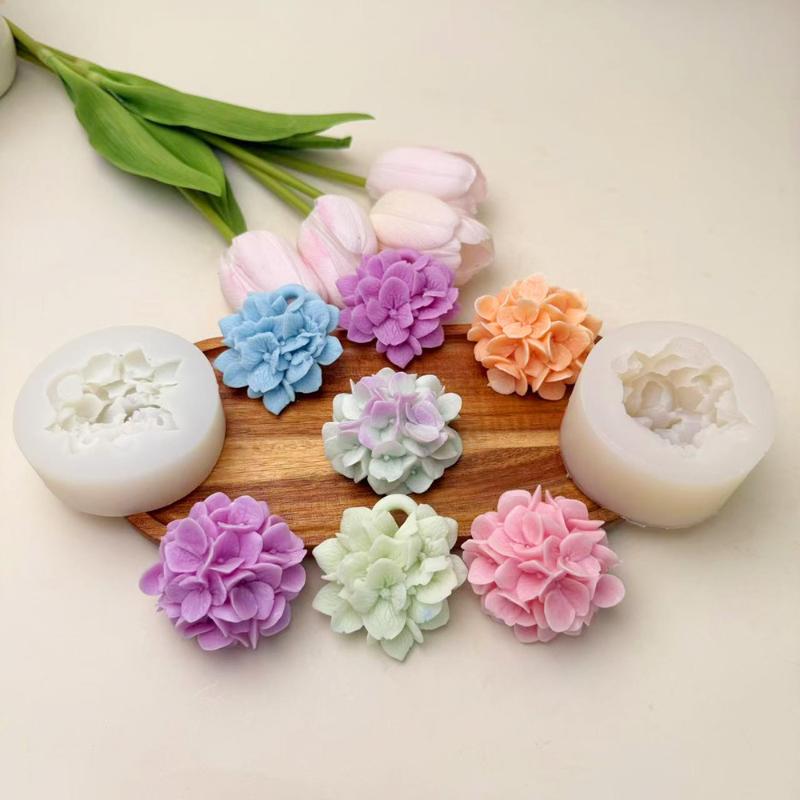 ●Hydrangea Flower Silicone Mol - Kitchen Baking Items recension och pris