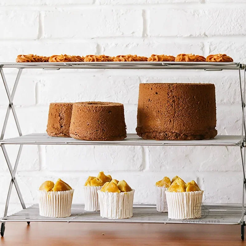 Foldable Multi-Layer Cake Cool - Kitchen Baking Rack recension och pris
