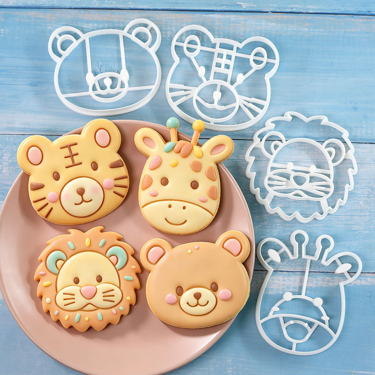 4 Pcs Animal Cookie Cutters Se - Kitchen Baking Items recension och pris