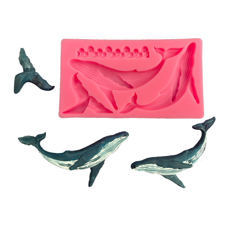 DIY Whale Silicone Mold Ocean  - Kitchen Baking Items recension och pris