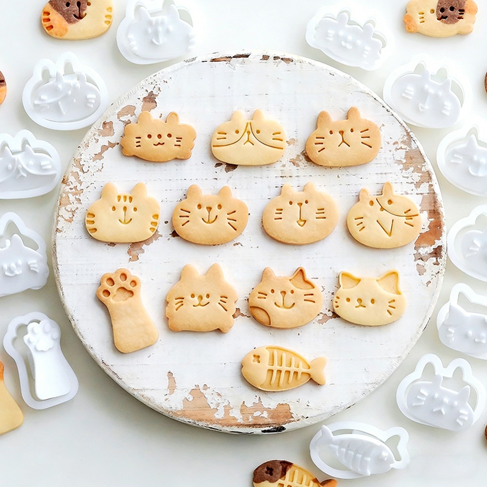 Cute Kitten DIY Stamp Cookie C - Kitchen Baking Items recension och pris