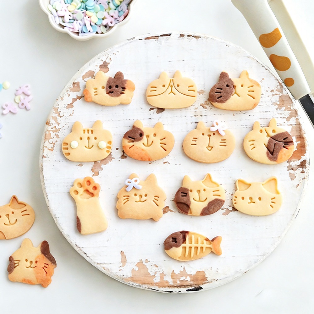 Cute Kitten DIY Stamp Cookie C - Kitchen Baking Items recension och pris