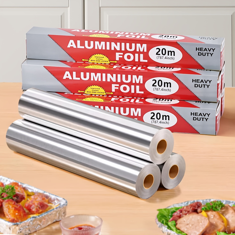 Heavy‑Duty Aluminum Foil Roll, - Kitchen Roll Baking recension och pris