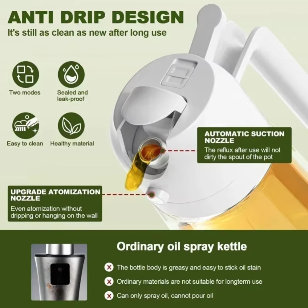 2in1 470ml Plastic Spray Oil S - Baking In Kitchen recension och pris