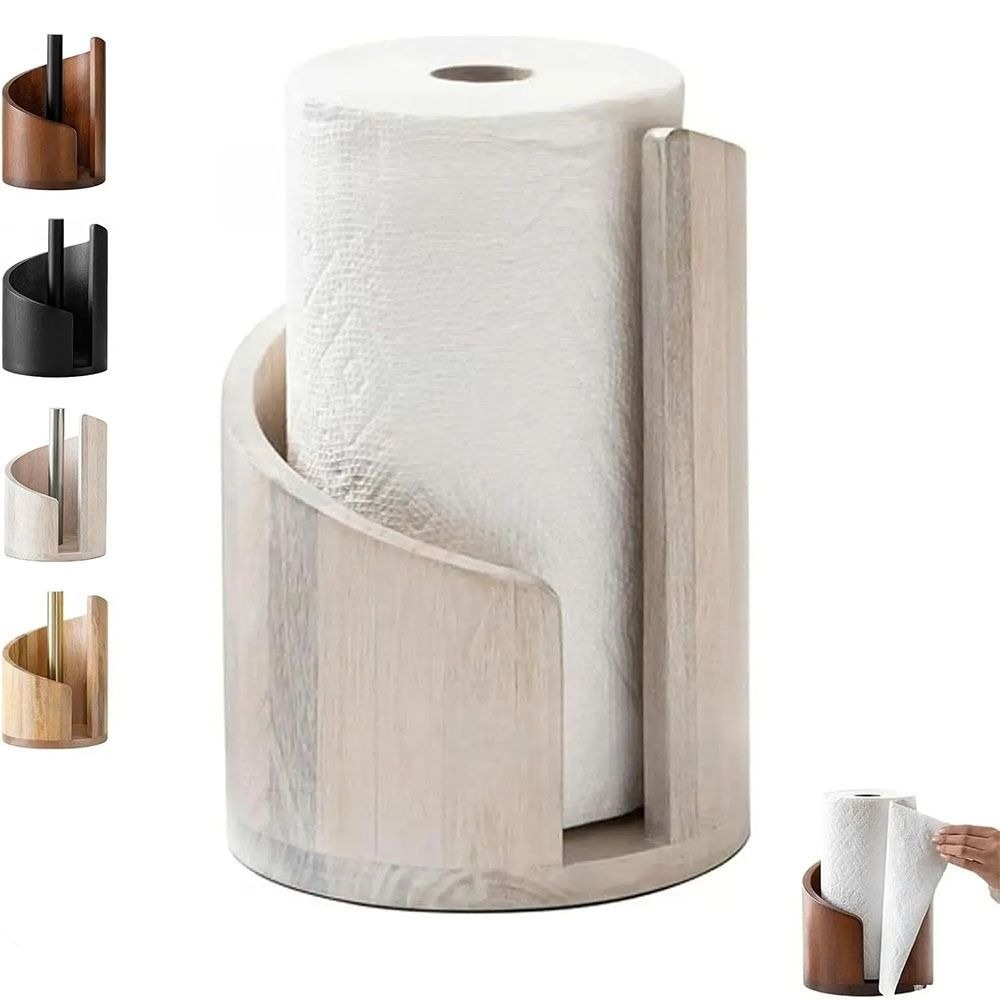 Wooden Kitchen Paper Towel Hol - Kitchen Baking Paper Holder recension och pris