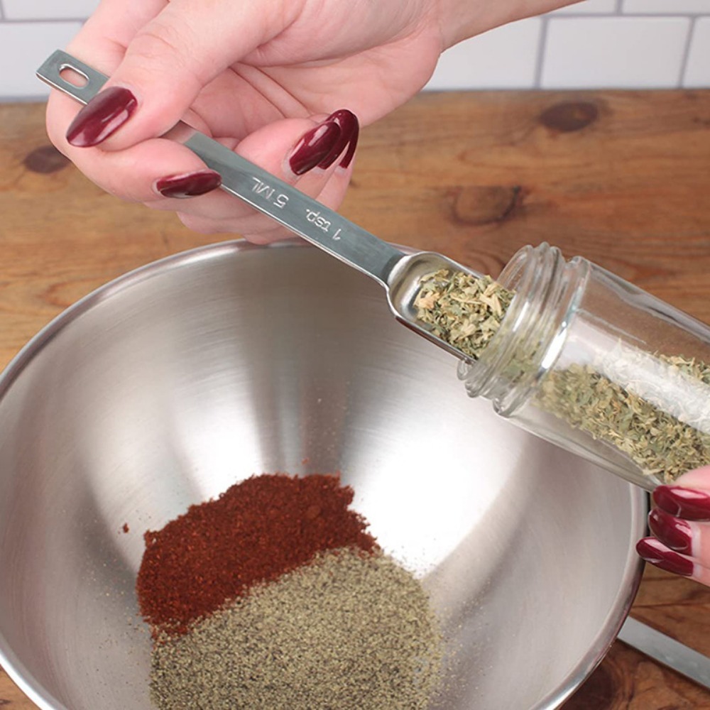 6Pcs Stainless Steel Measuring - Kitchen Baking Utensils recension och pris