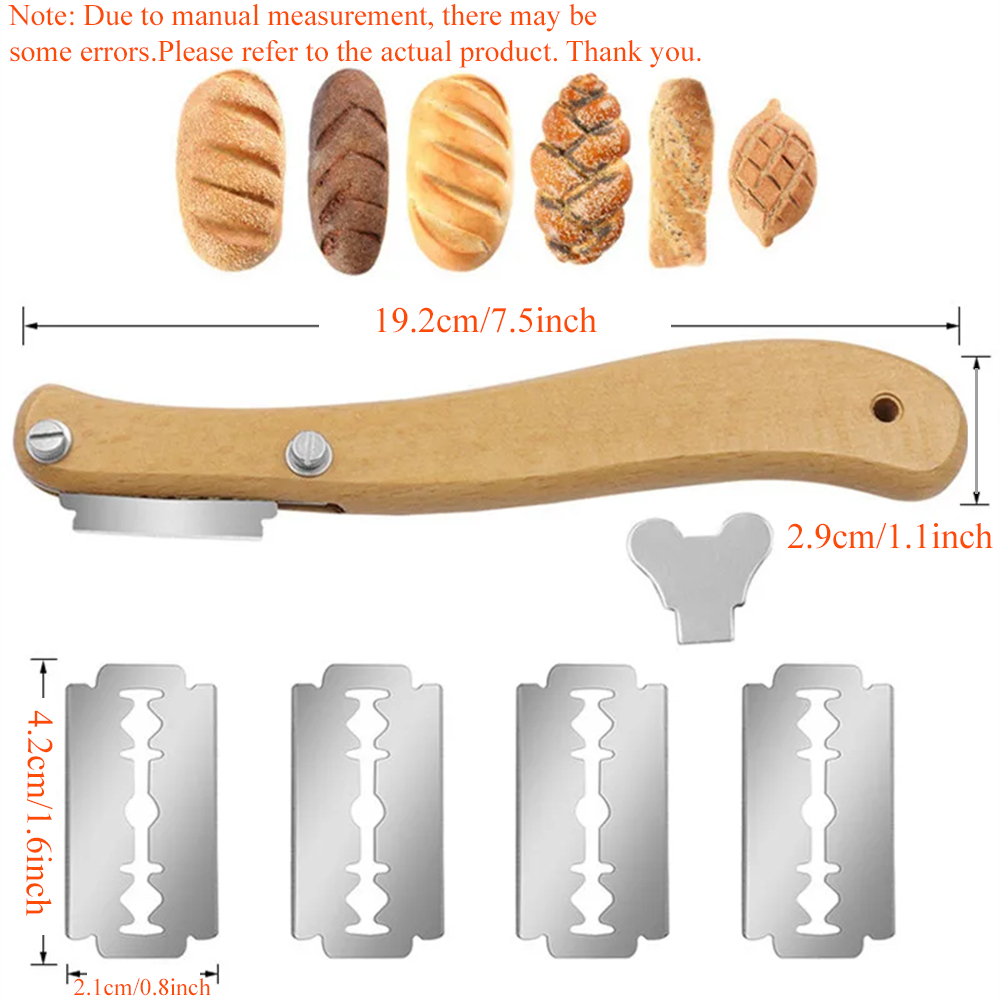 1Set, Bread Cutter French Brea - Bread Lame Scoring recension och pris