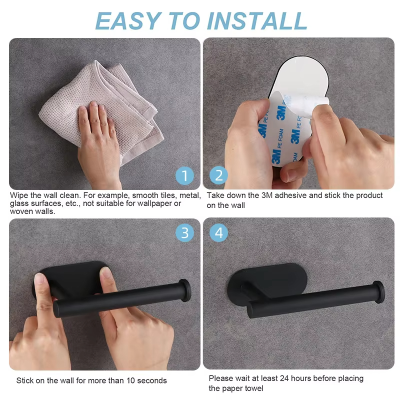 Adhesive Toilet Paper Holder K - Kitchen Baking Paper Holder recension och pris
